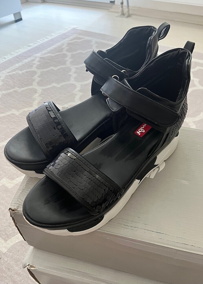 bambi topuklu sandalet - Görsel 4