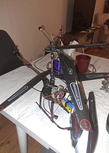 Büyük Boy RC Helikopter Kumandasız Parça / Proje - Görsel 5