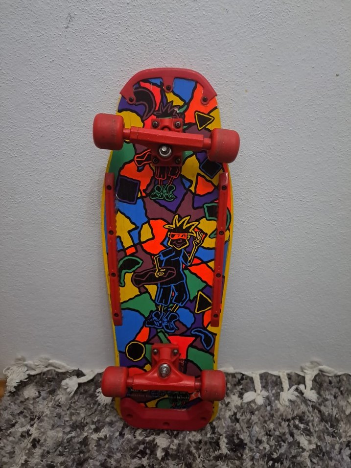 Retro Vintage Old School Komple Güverte Kaykay 1980'ler - Görsel 2