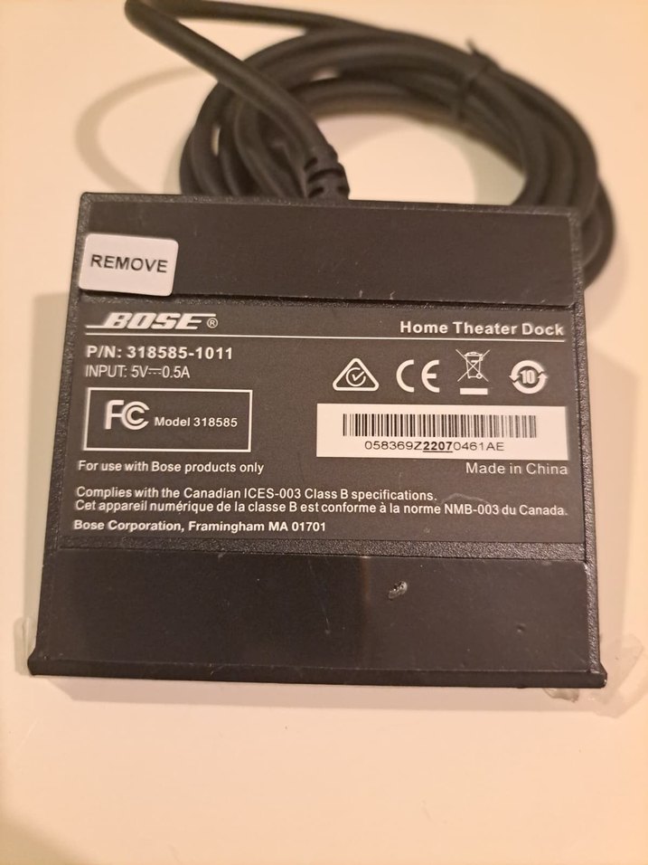 Bose Home Theater Dock Orijinal / Sıfır (Model 318585) - Görsel 3
