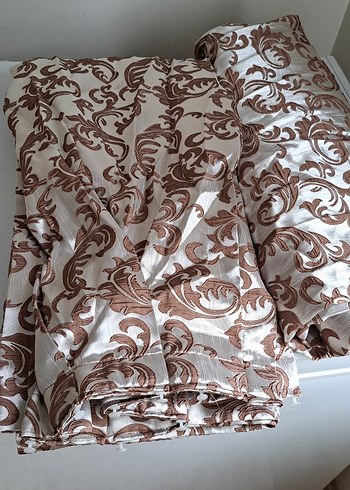 kendinden   nakıs desenli   fon perde - Görsel 3