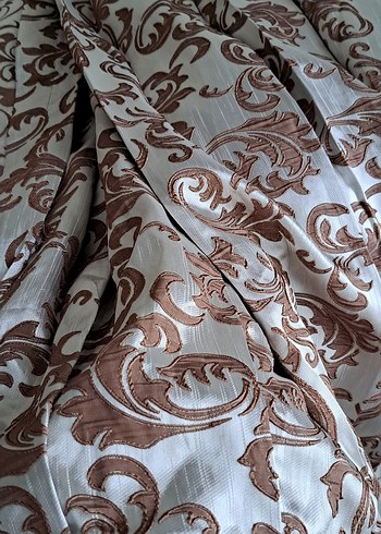 kendinden   nakıs desenli   fon perde - Görsel 4