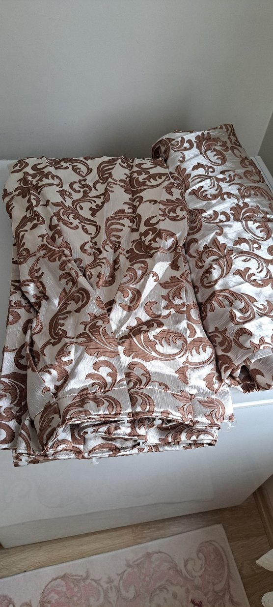 kendinden   nakıs desenli   fon perde - Görsel 3