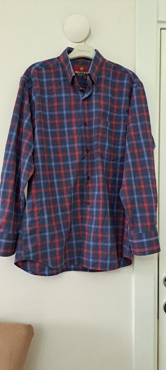 ERKEK  Düğmeli Uzun Kollu Gömlek - Görsel 4