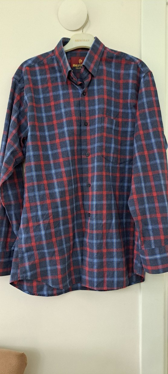 ERKEK  Düğmeli Uzun Kollu Gömlek - Görsel 3