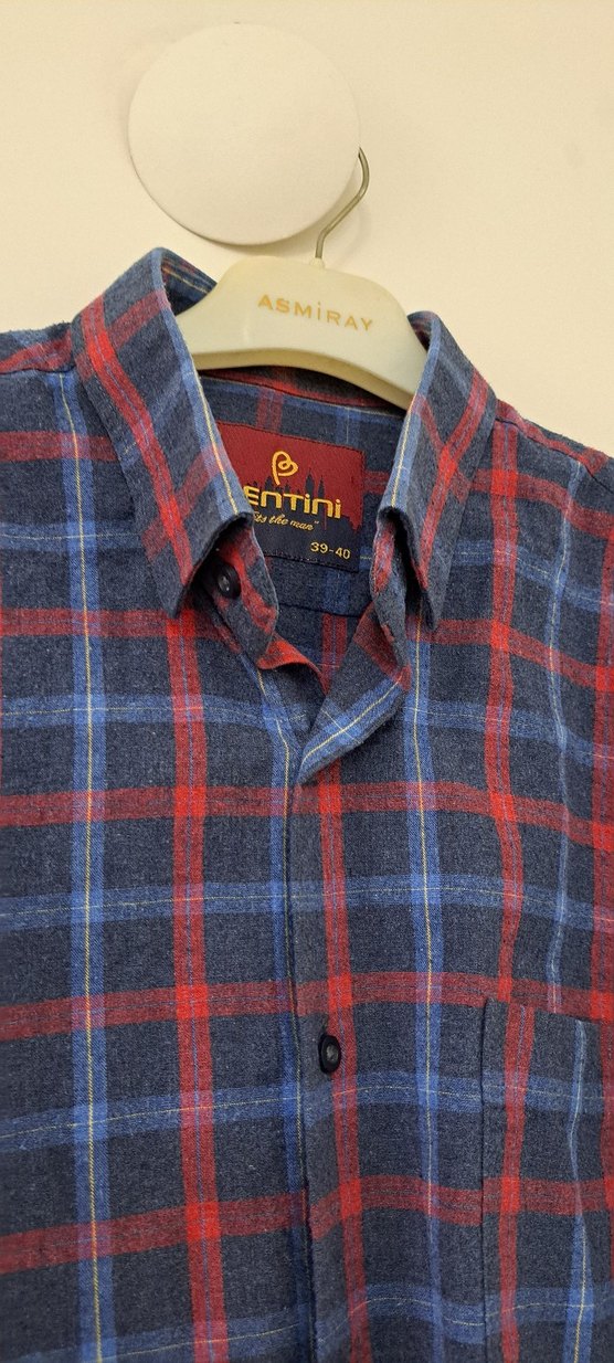 ERKEK  Düğmeli Uzun Kollu Gömlek - Görsel 5