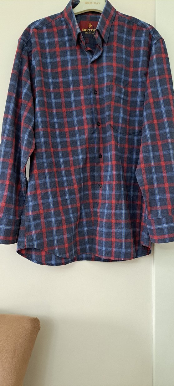 ERKEK  Düğmeli Uzun Kollu Gömlek - Görsel 2