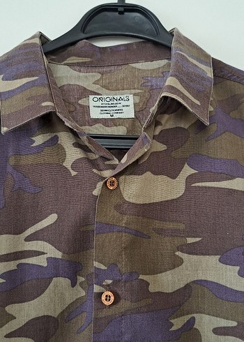 Erkek Kamuflaj Desenli Uzun Kollu Gömlek - Görsel 7