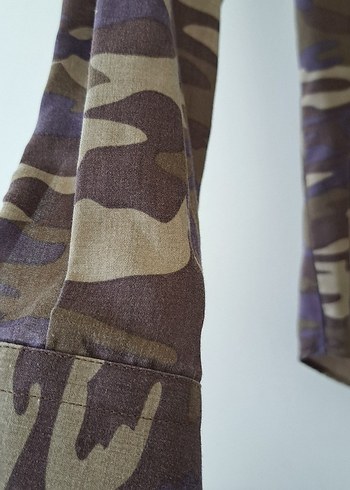 Erkek Kamuflaj Desenli Uzun Kollu Gömlek - Görsel 3