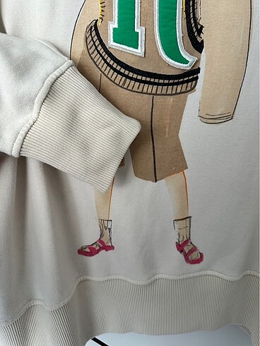 s Beden ten rengi Renk Zara sweatshirt