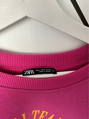 m Beden pembe Renk Zara sweatshirt