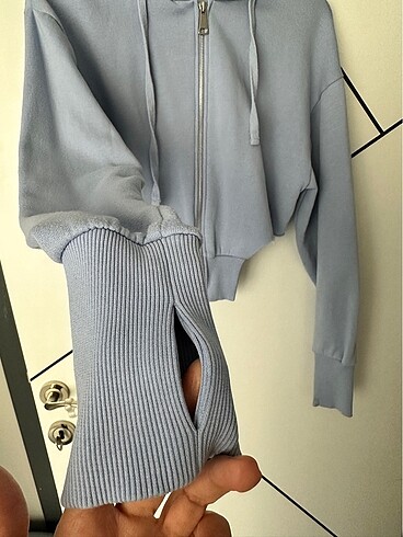 s Beden mavi Renk Zara sweatshirt