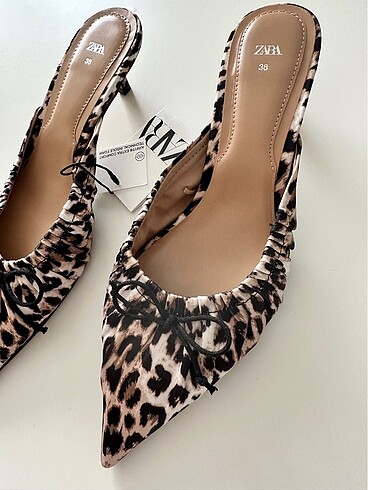 38 Beden kahverengi Renk Zara leopar ayakkabı
