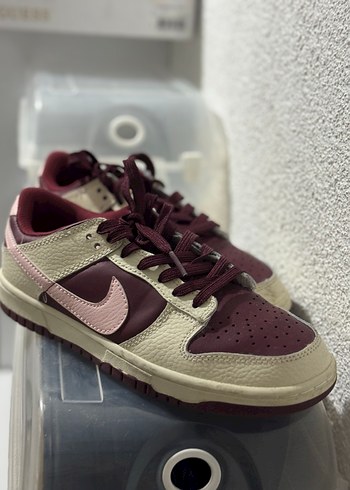 Bordo Renkli Kadın Spor Ayakkabı - Görsel 5