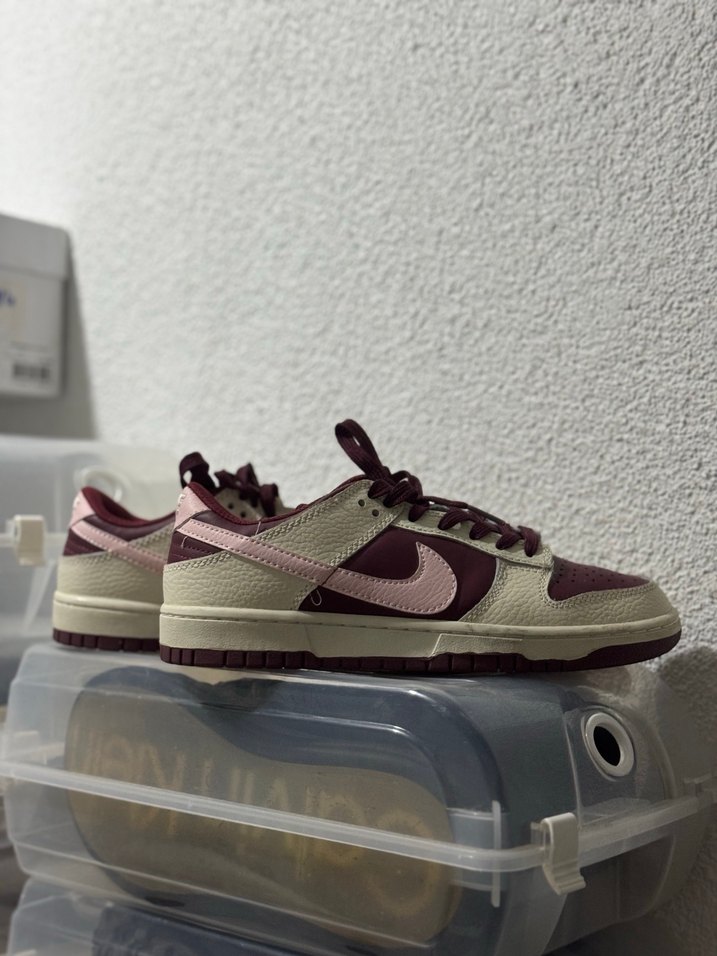 Bordo Renkli Kadın Spor Ayakkabı - Görsel 4