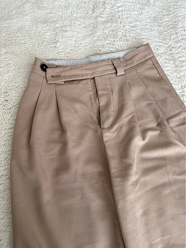 34 Beden camel Renk Stradivarius bej pantolon