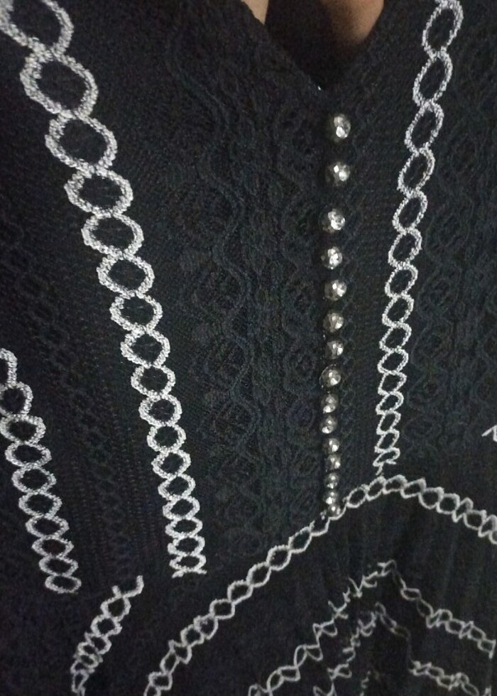 Muhteşem kalitede full güpür elbise - Görsel 3