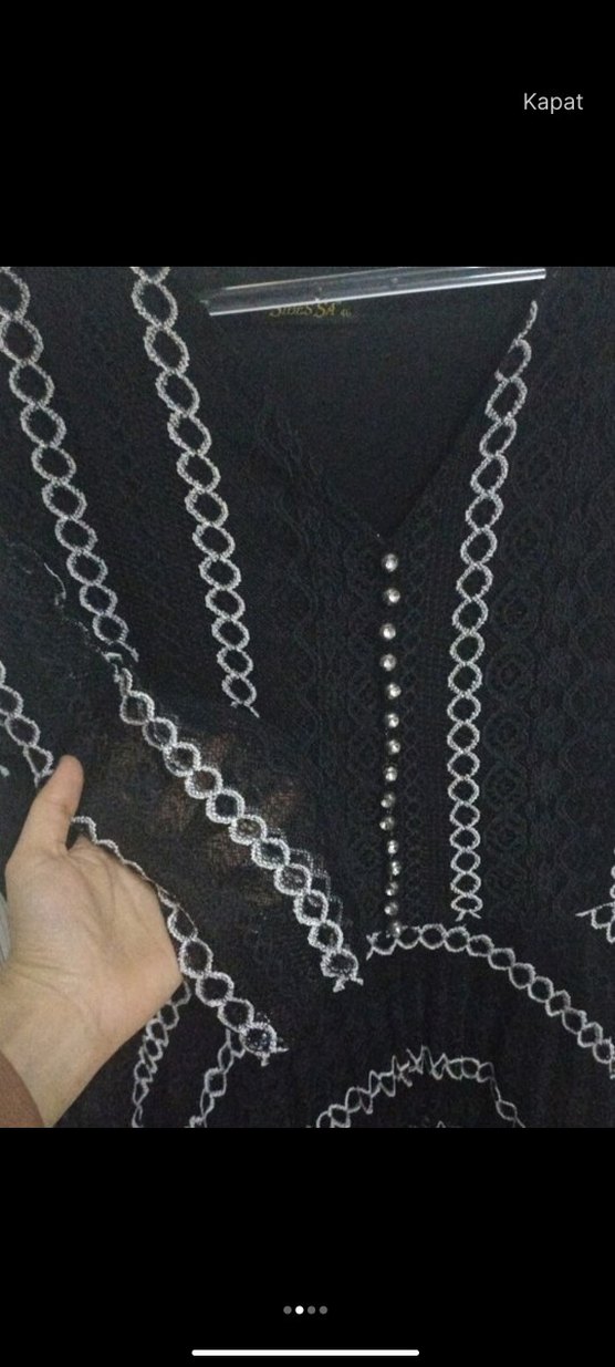 tamamen dantel elbise - Görsel 4