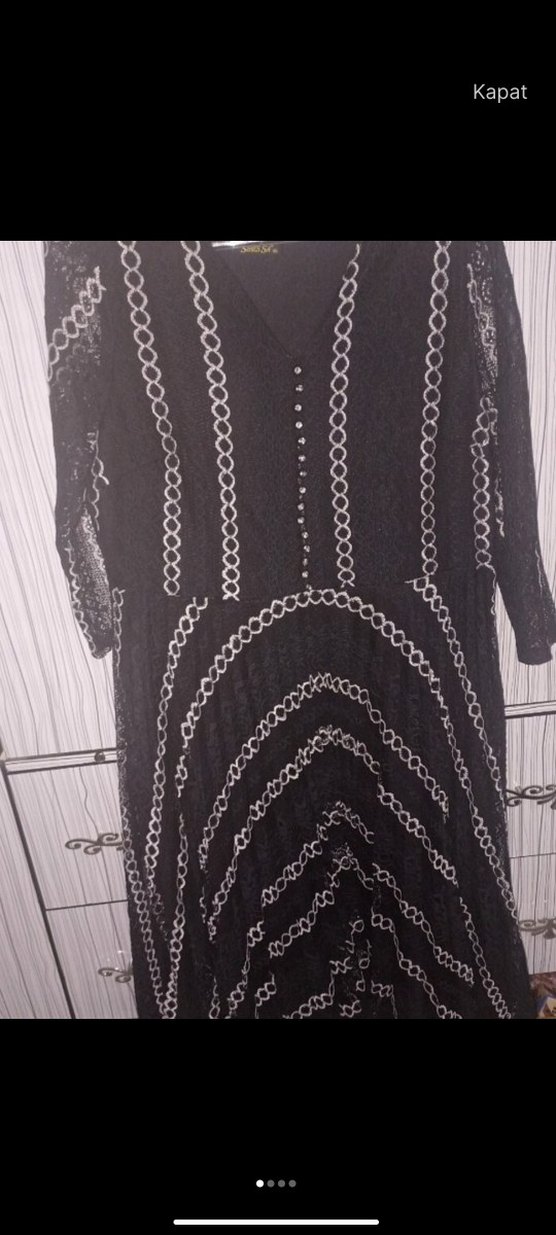 tamamen dantel elbise - Görsel 3