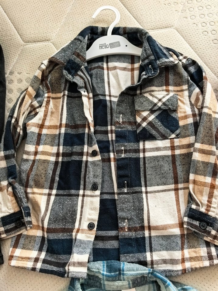 Erkek Çocuk Çok Renkli Batik Desenli Uzun Kollu Gömlek - Görsel 5