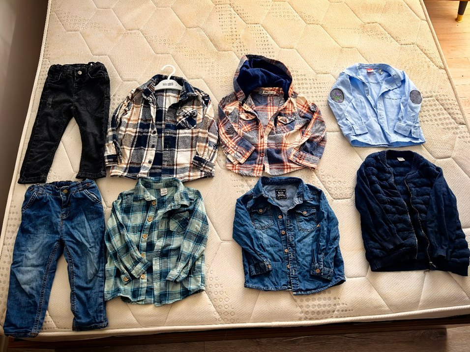 Erkek Çocuk Çok Renkli Batik Desenli Uzun Kollu Gömlek - Görsel 2