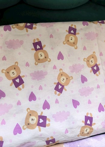 Pembe Baskılı Polar Bebek Nevresim Takımı - Görsel 6