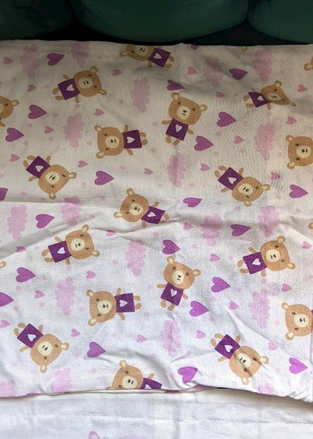 Pembe Baskılı Polar Bebek Nevresim Takımı - Görsel 5