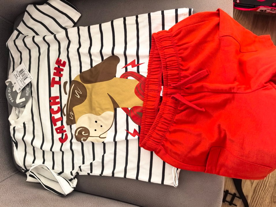 Erkek çocuk Baskılı Kısa Kollu Takım - Görsel 2