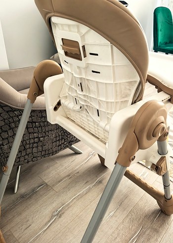 Kahverengi ve Gri Bebek Mama Sandalyesi - Görsel 6