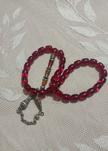 Bordo  Erkek Tesbih imame islemeli - Görsel 2