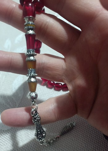 Bordo  Erkek Tesbih imame islemeli - Görsel 4