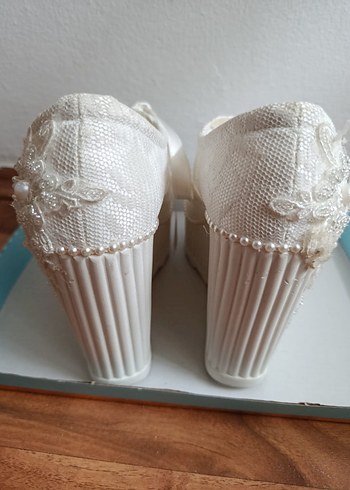 Gelin ayakkabısı 1 defa kullanıldı - Görsel 4