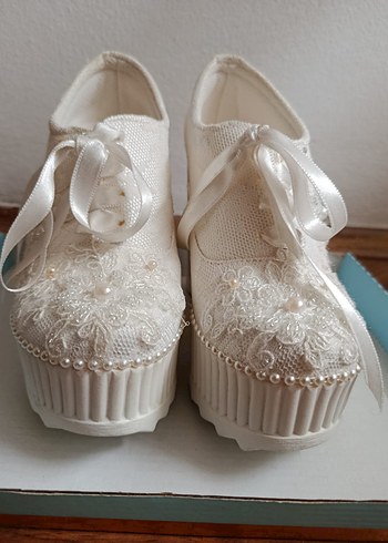Gelin ayakkabısı 1 defa kullanıldı - Görsel 2