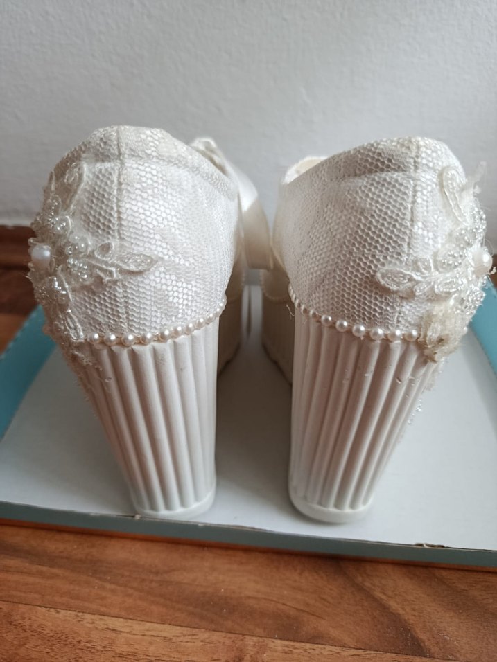 Gelin ayakkabısı 1 defa kullanıldı - Görsel 4