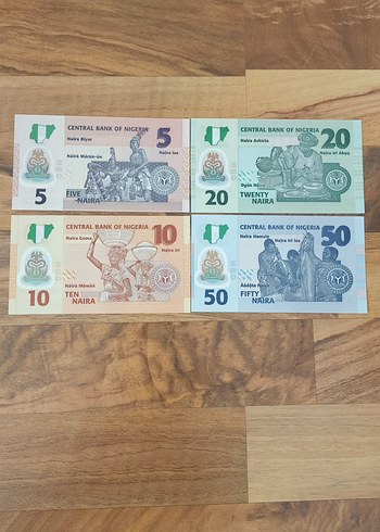 Nijerya Naira Banknot Seti - Görsel 2