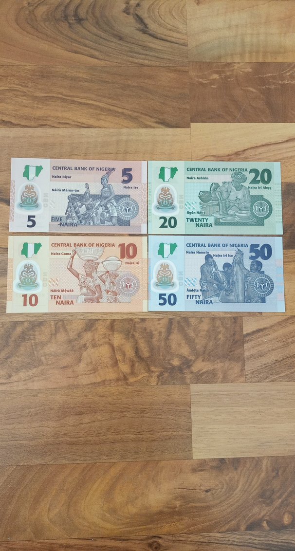 Nijerya Naira Banknot Seti - Görsel 2