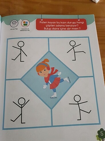 Beden 5+yaş için eğlenceli etkinlik kitabı
