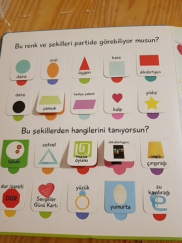  100 Kanatçıkta şekiller ve renkler Martı yayınları