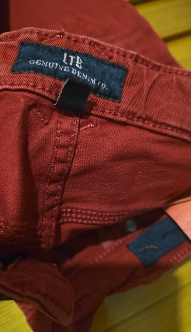 Bordo Kot Pantalon - Görsel 3