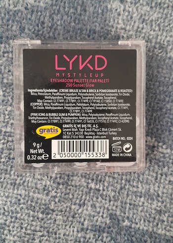 LYKD Çok Renkli Göz Farı Paleti - Görsel 2