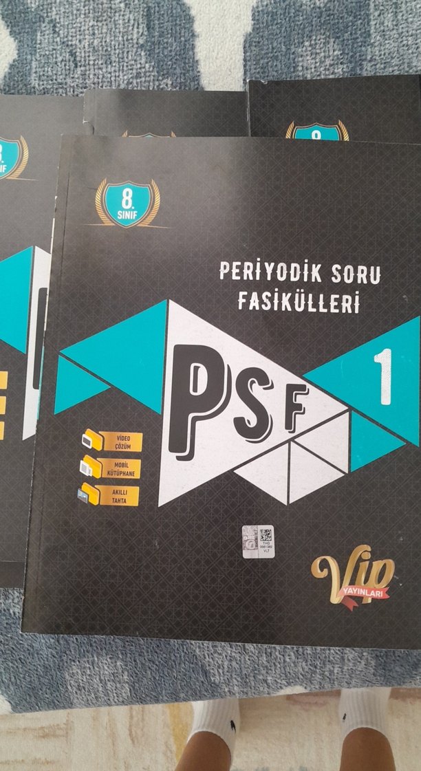 Periyodik Soru Fasikülleri Seti 8 Fasikül vip yayınları 8. sınıf - Görsel 3