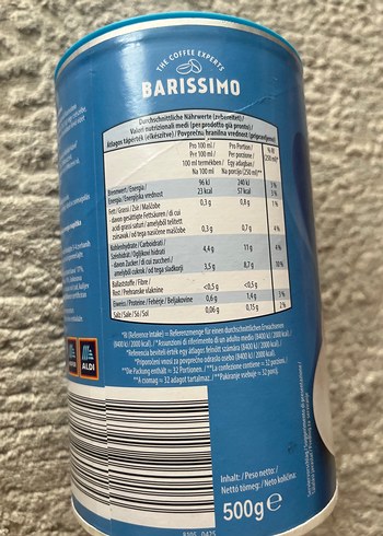 Barissimo Klasik Cappuccino 500g YURT DIŞI ÜRÜNÜ - Görsel 5