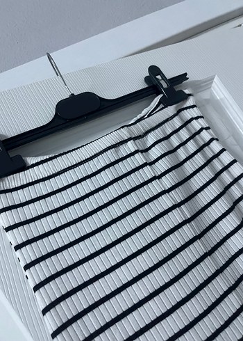 ADDAX Çizgili Kadın Elbise - Görsel 4