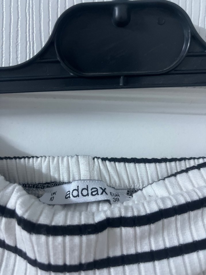 ADDAX Çizgili Kadın Elbise - Görsel 3