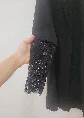 Zara Dantel Detaylı Gömlek
