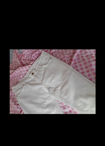 universal Beden BEYAZ YAZLIK PANTALON