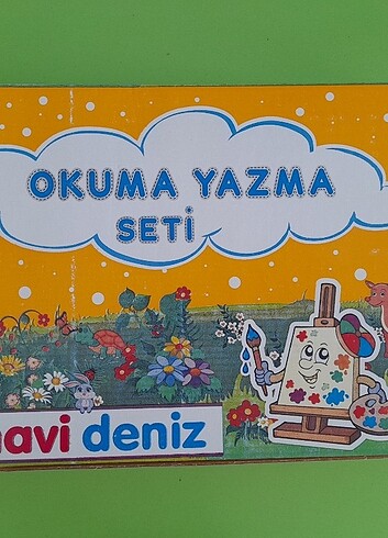 OKUMA YAZMA SETI MAVI DENIZ