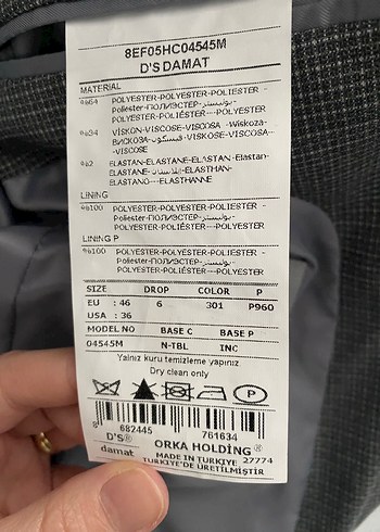 Ds Damat Gri Takım Elbise - Görsel 5