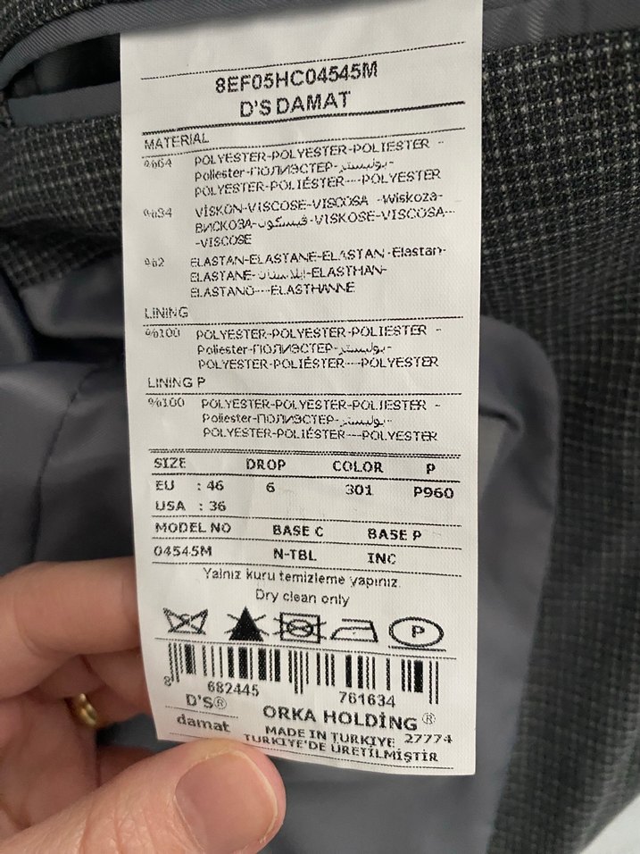 Ds Damat Gri Takım Elbise - Görsel 5