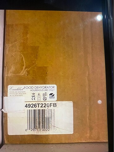 Gıda kurutma makinesi 9 tepsili Excalibur
